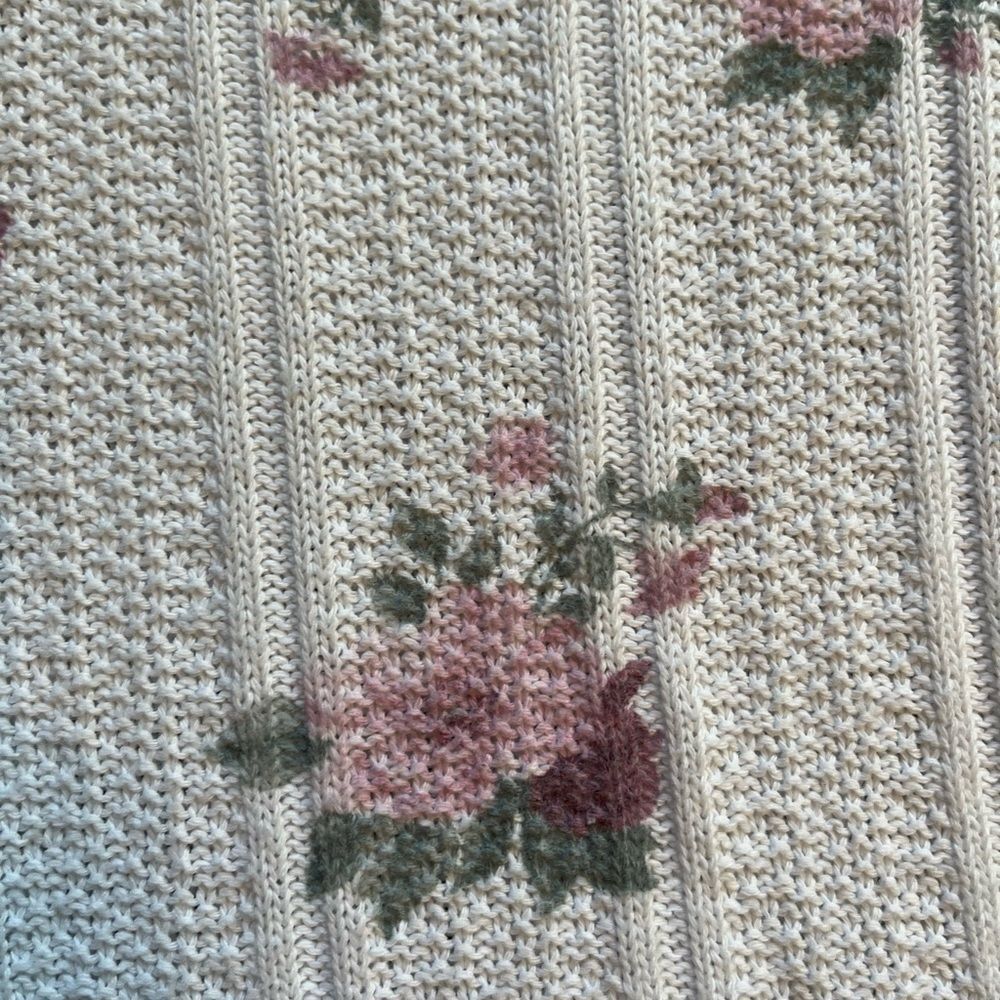 Vintage floral sweater - Picture 3 of 5